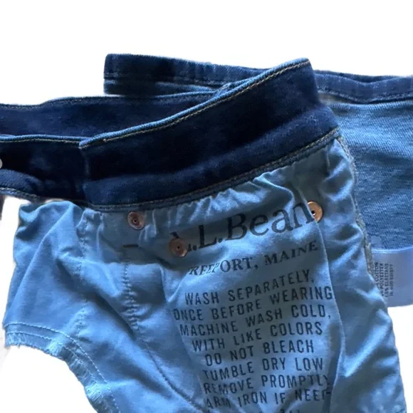 LL Bean Deep Indigo Signature Stretch High Rise Flare Leg Classic Women's Jeans - Picture 5 of 10